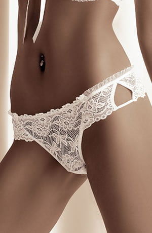 Roza Carmen White Thong - view 6