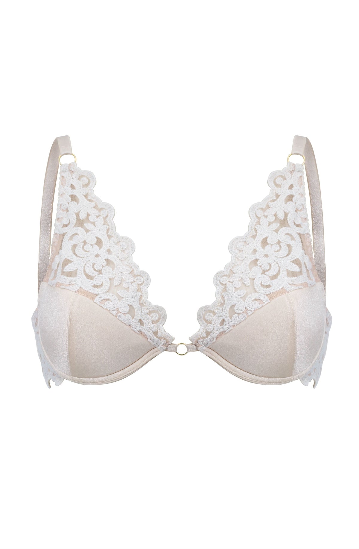Confidante Amber Moon Peachy Beige Lace Padded Bra - view 3