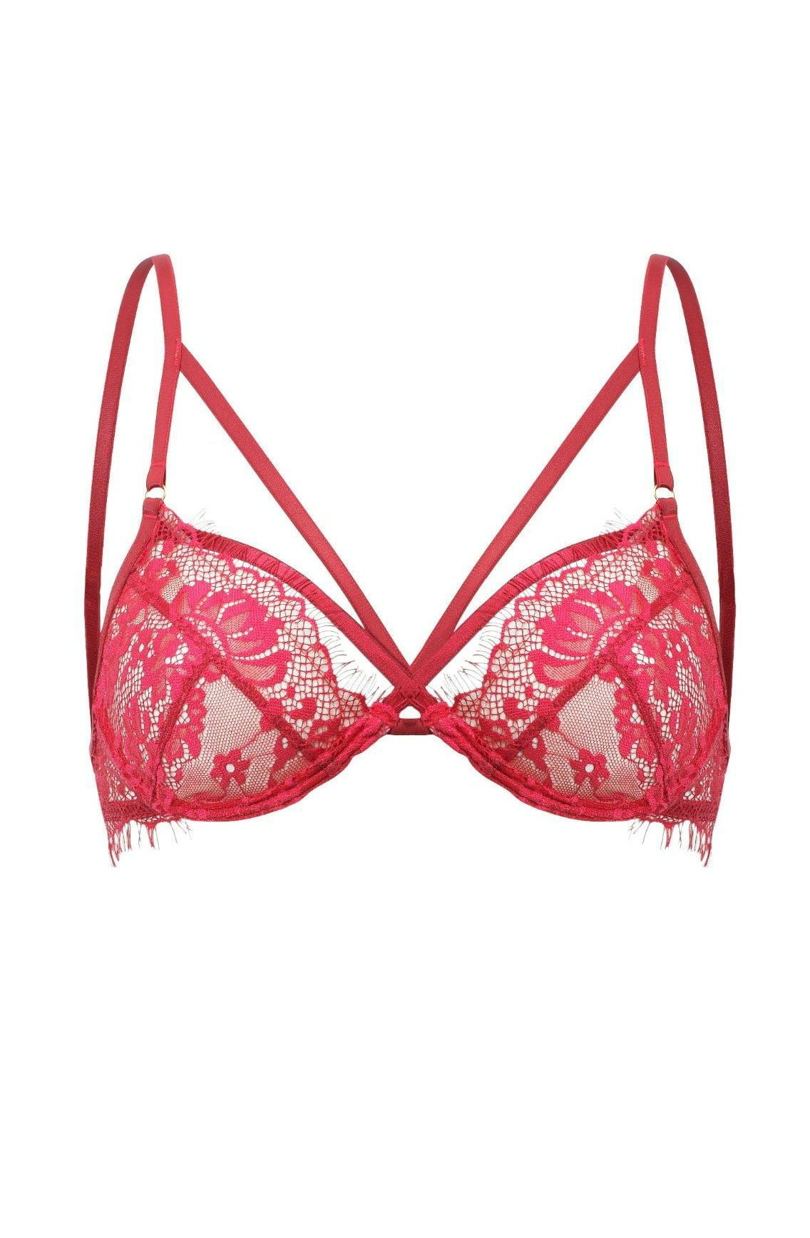 Confidante Forever Young Red Lace Underwired Bra - view 10
