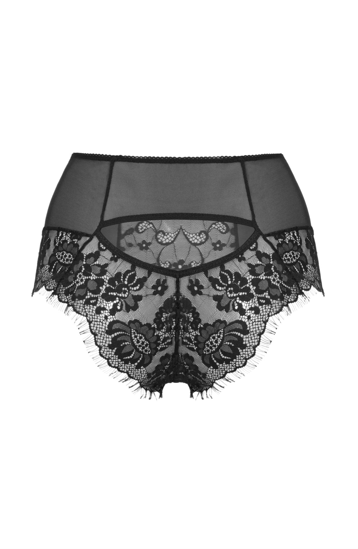 Confidante Forever Young Black Lace High Waisted Briefs - view 3