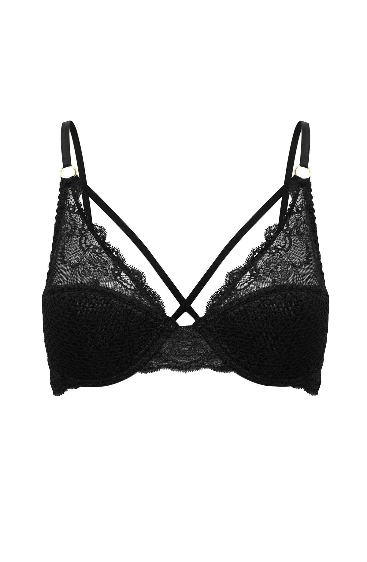 Confidante Opium Black Lace Bra - view 2