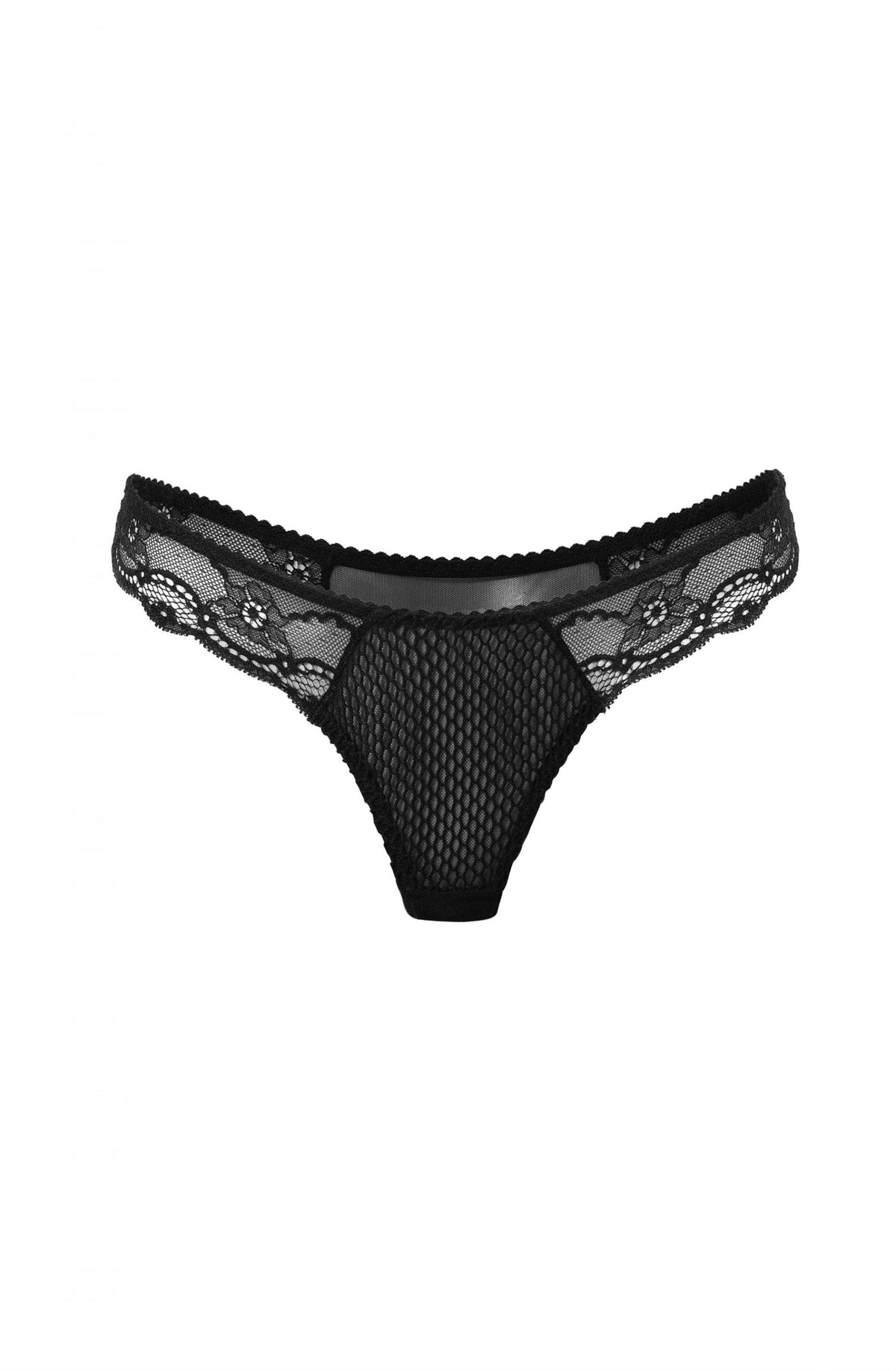 Confidante Opium Black Lace Thong - view 3