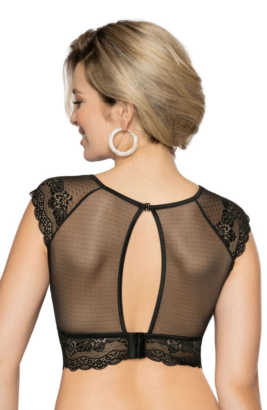 Roza Ellba Black Lace Top - view 5