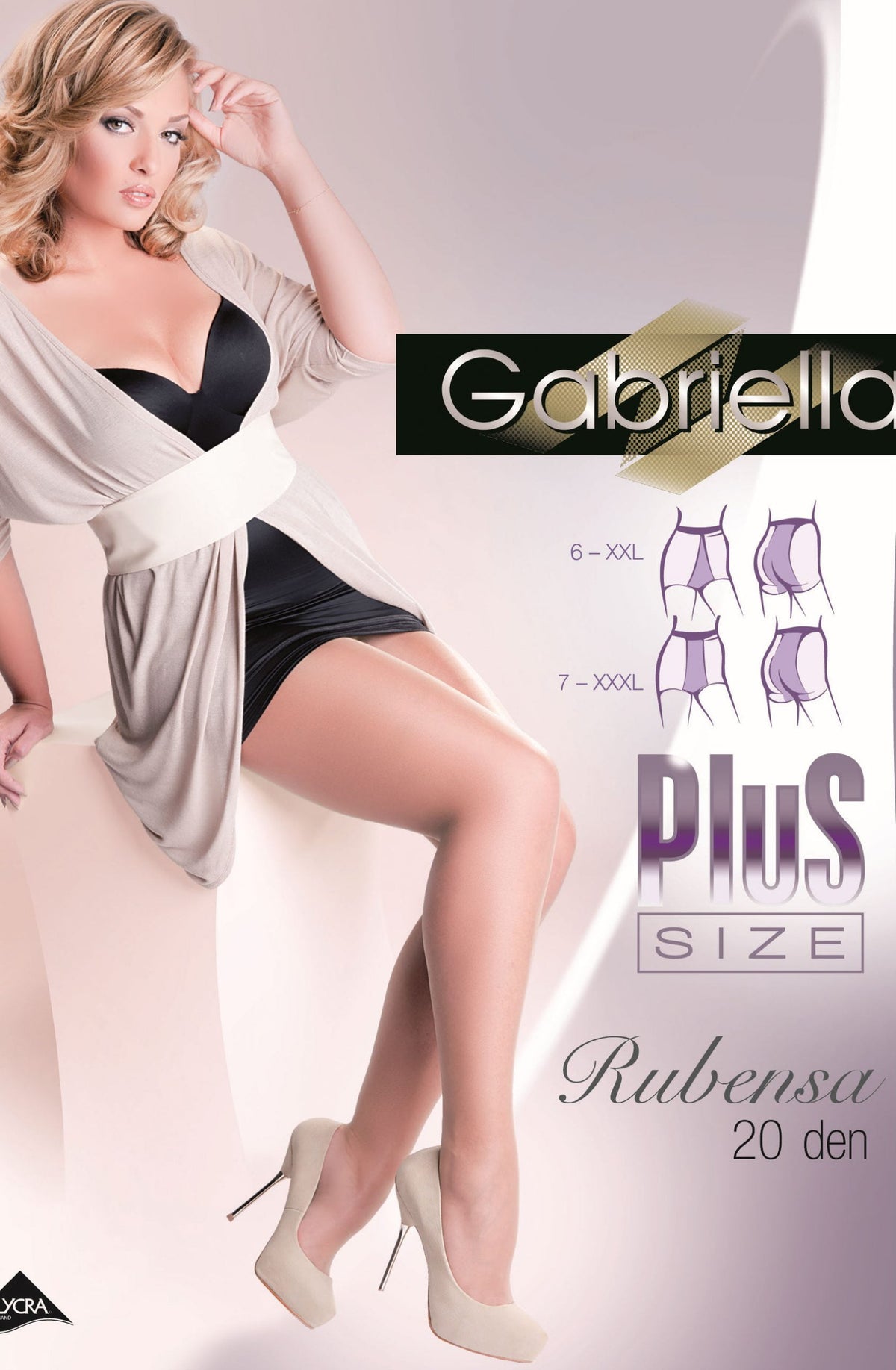 Gabriella Rubensa Plus Size Beige Tights - view 2