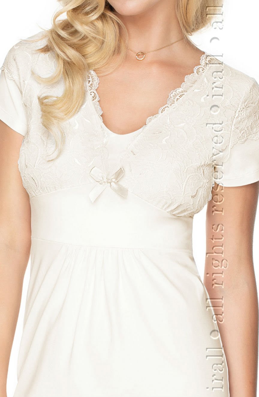 Irall Gia Cream Lace Nightdress - view 2
