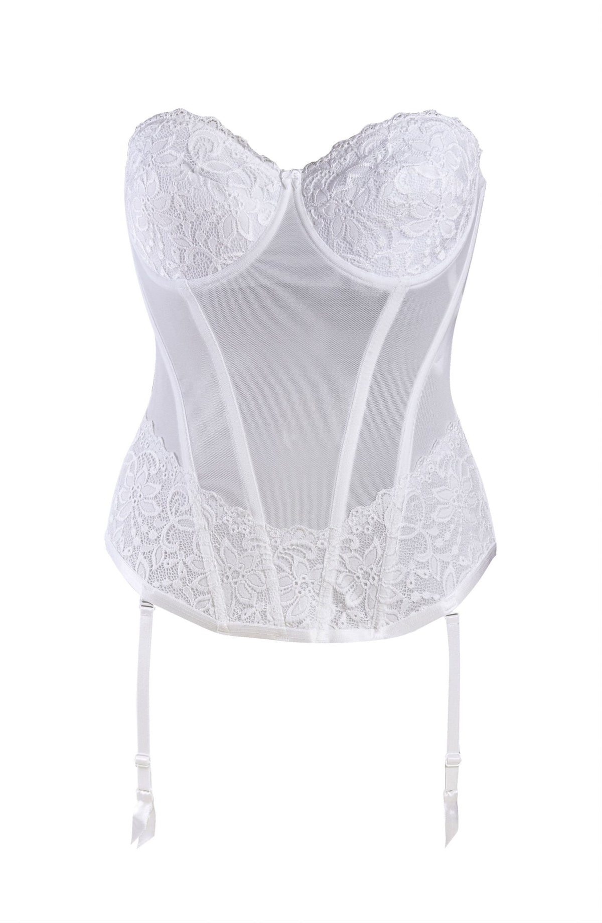 Gracya Anastasia White Suspender Corset - view 3