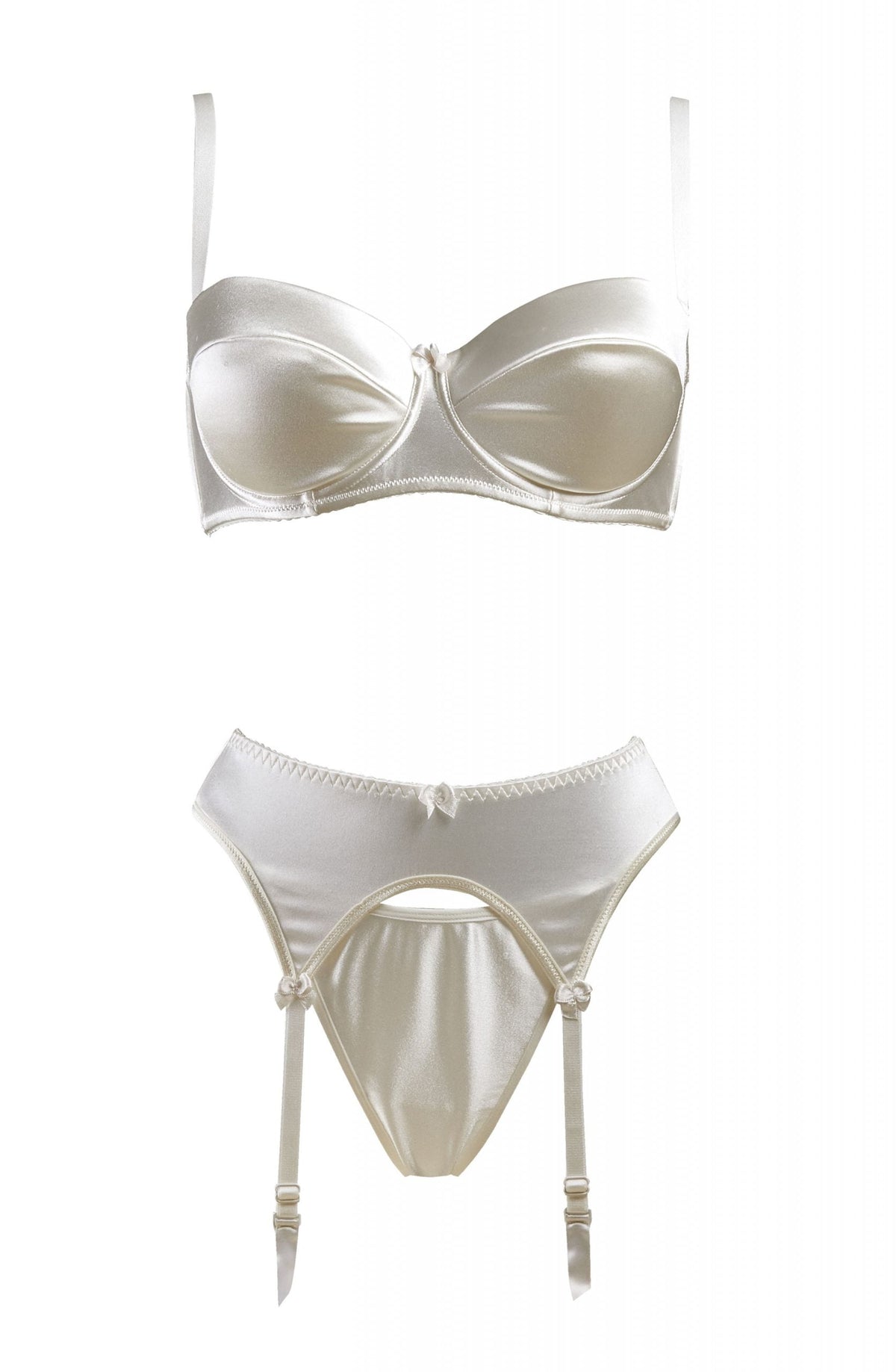 Gracya Lucy Cream Suspender Bra - view 3