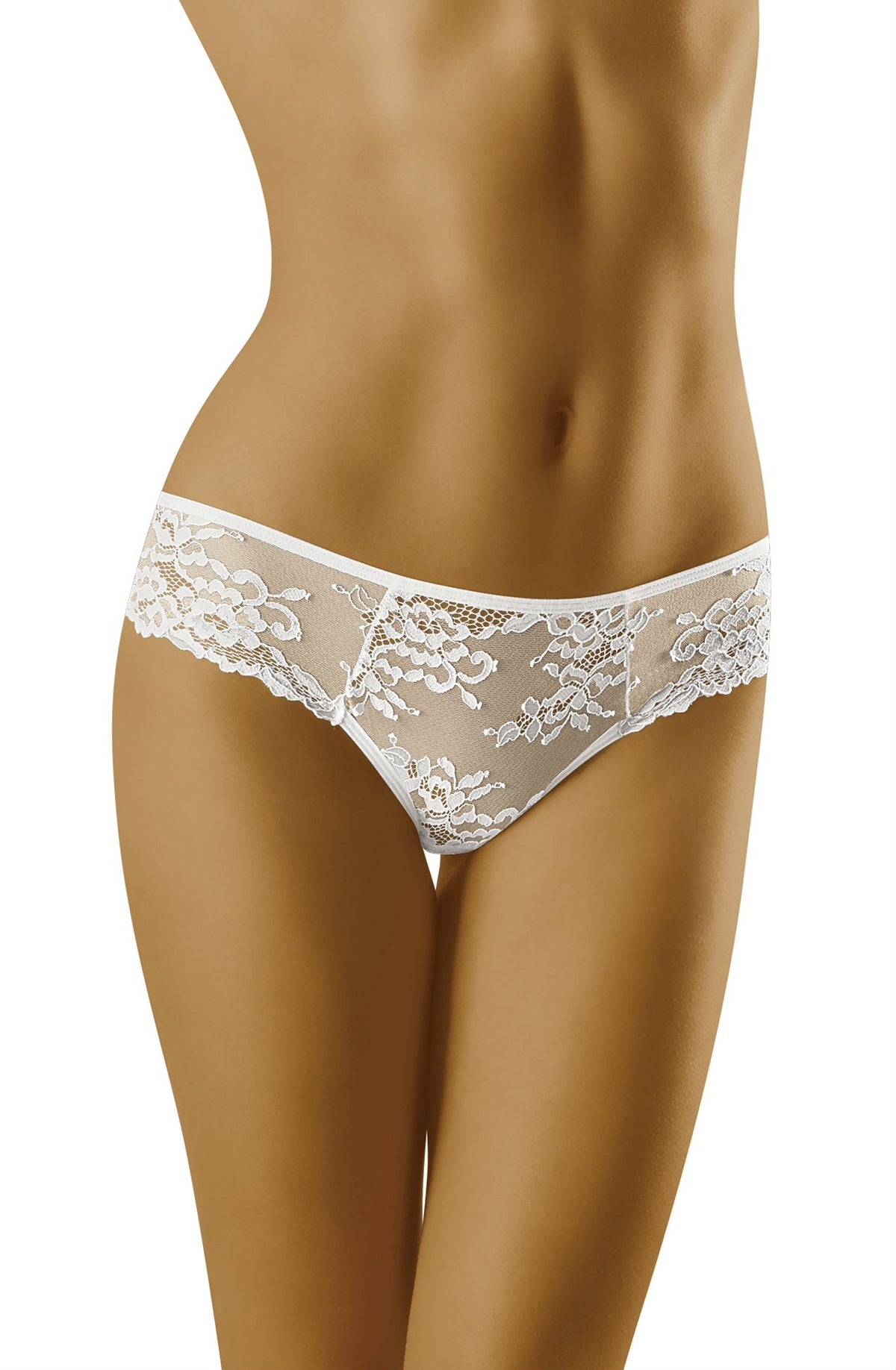 Wolbar Lola White Lace Briefs - view 2