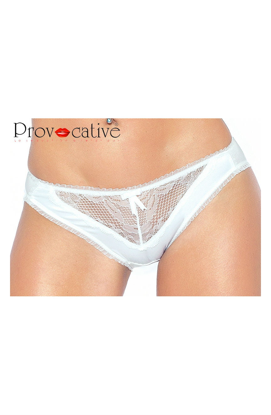 Provocative Candymoon Nacre Pearl Lace Briefs - view 3