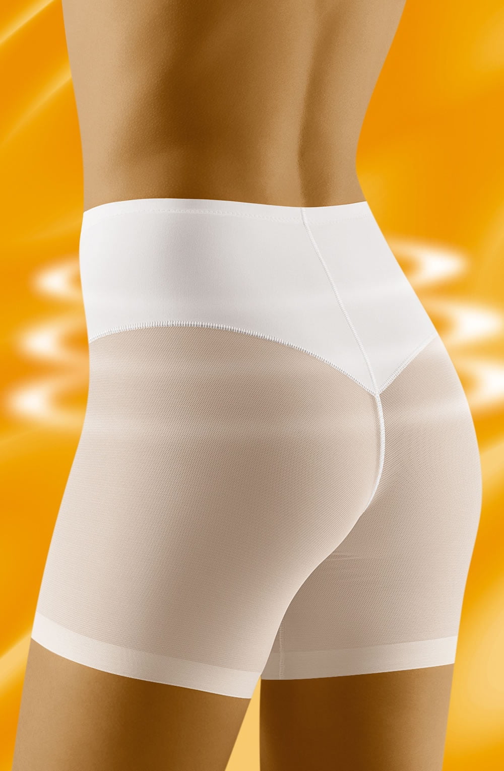 Wolbar Relaxa White Mesh Briefs - view 2