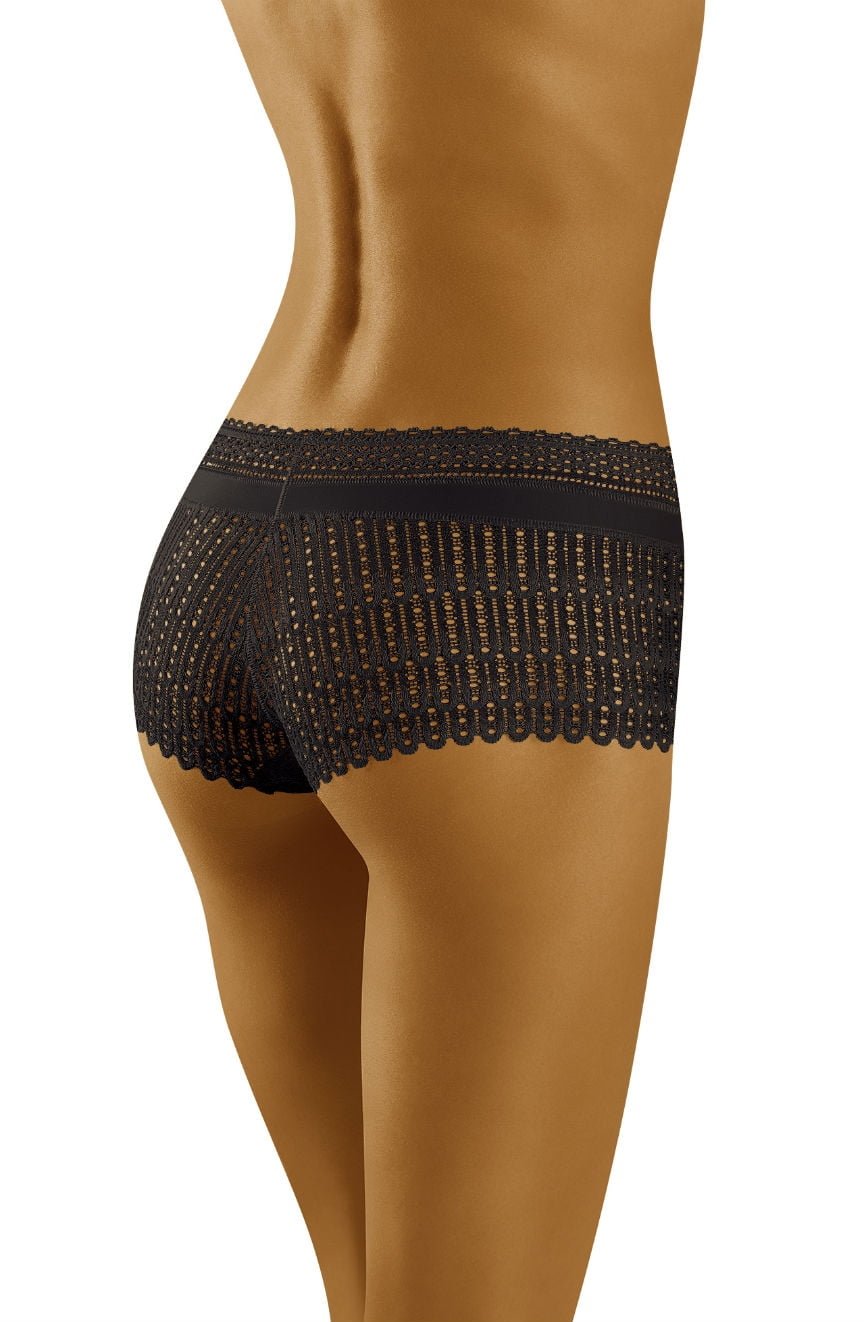 Wolbar Riki Black Lace Shorts - view 2