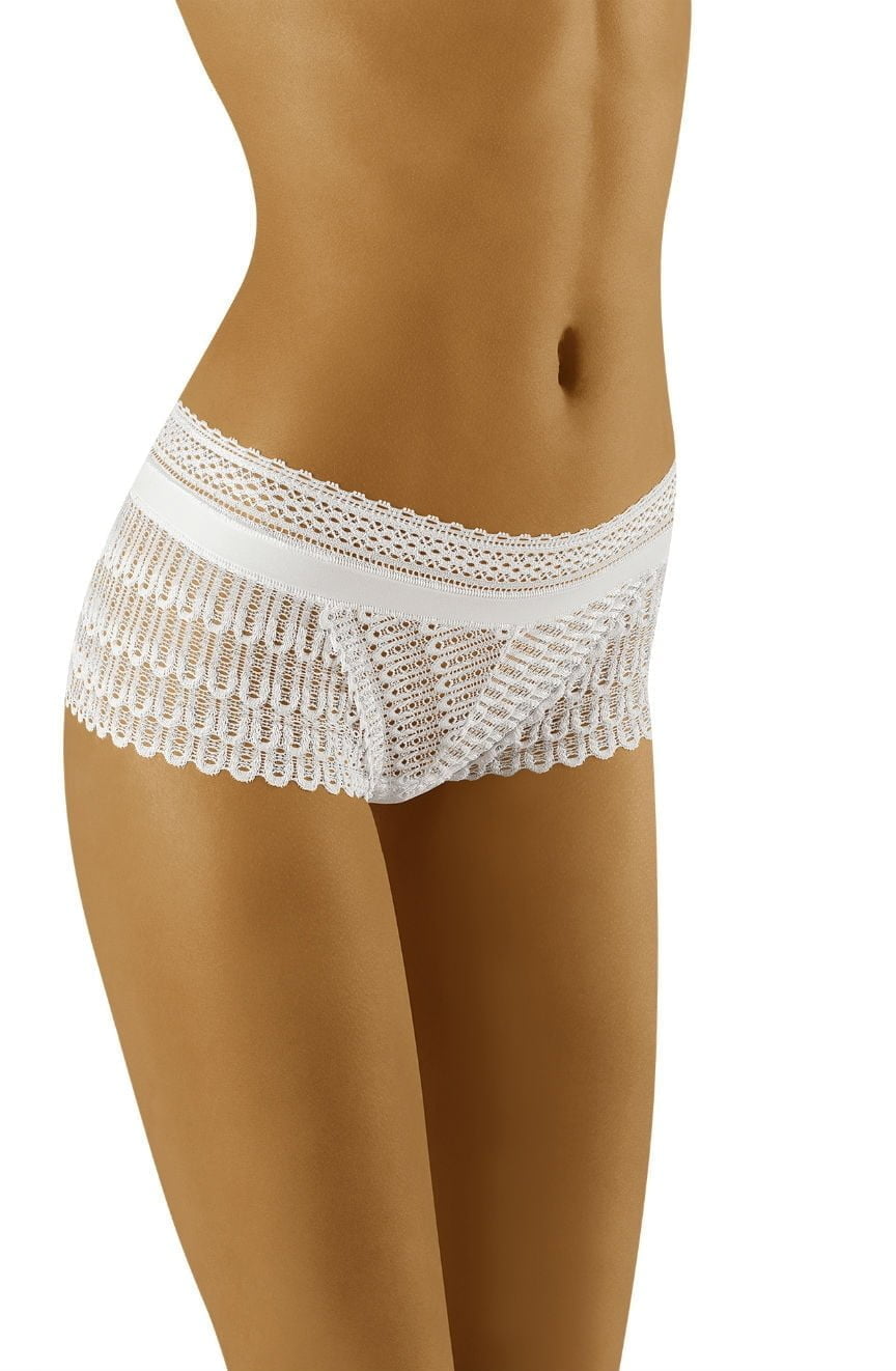 Wolbar Riki White Lace Shorts