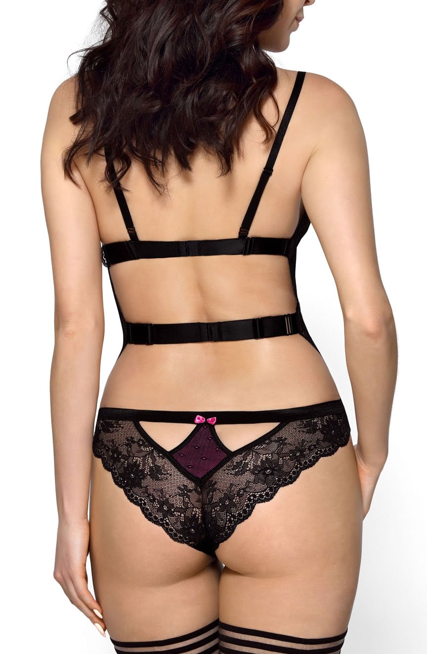 Roza Fifii Black Lace Bodysuit - view 5