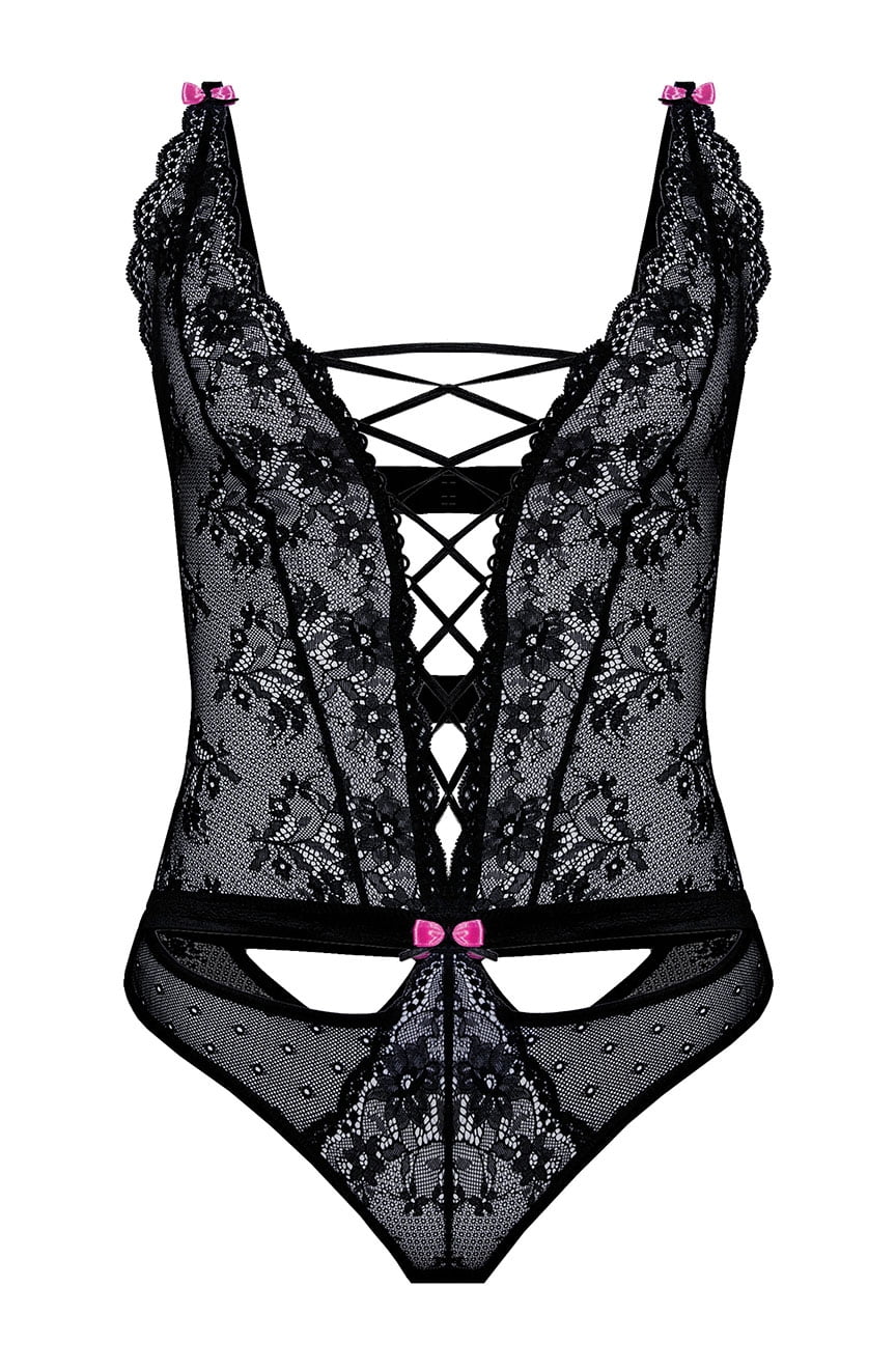 Roza Fifii Black Lace Bodysuit - view 7