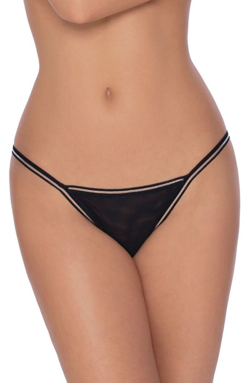 Roza Fiona Black Thong - view 5