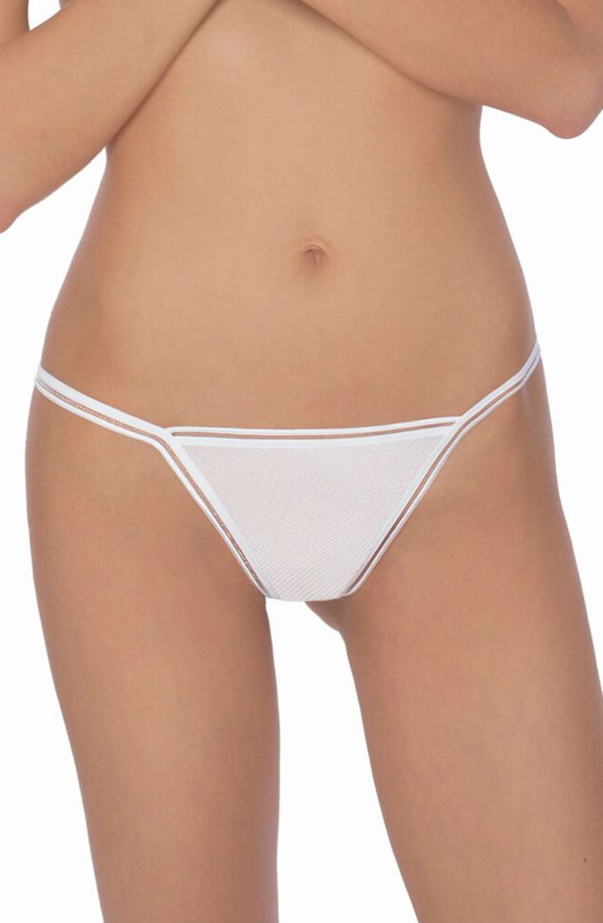 Roza Fiona White Thong - view 5
