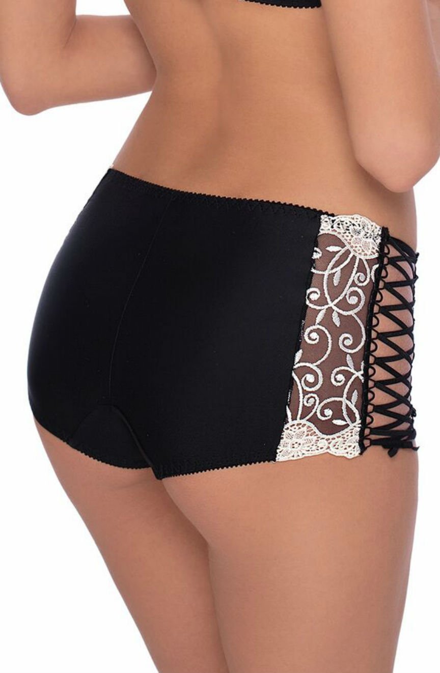 Roza Ginewra Black Lace Shorts - view 2
