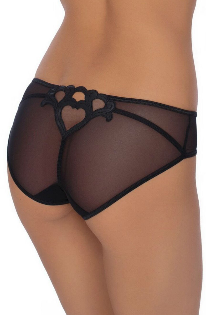 Roza Lica Black Mesh Briefs - view 2