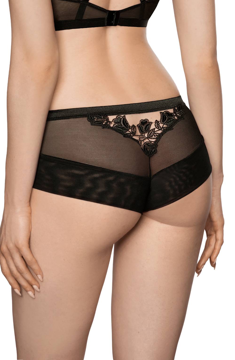 Roza Lisbet Black Briefs - view 4