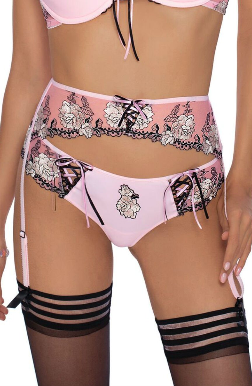 Roza Natali Pink Floral Thong - view 5
