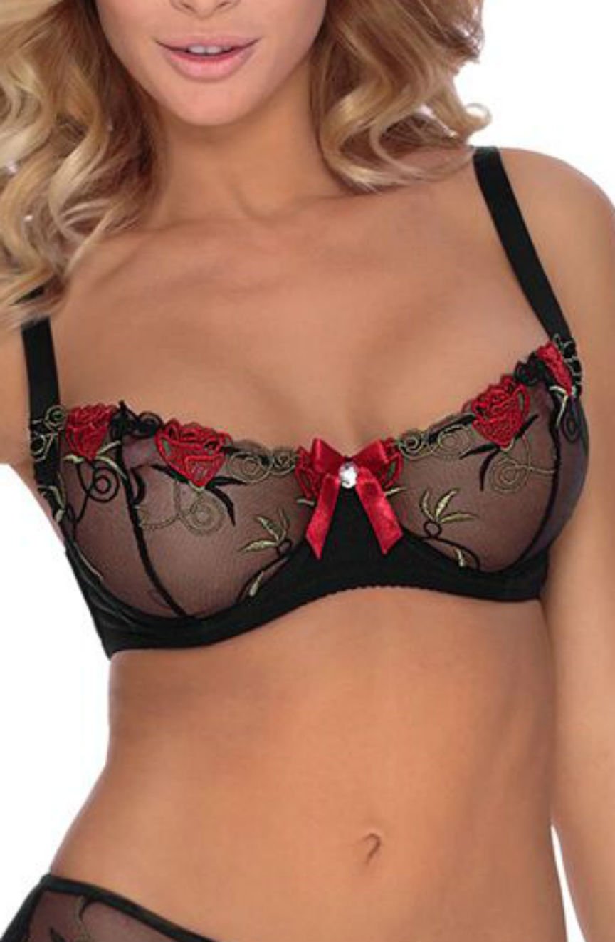 Roza Rufina Black Lace Push-Up Soft Cup Bra - view 3