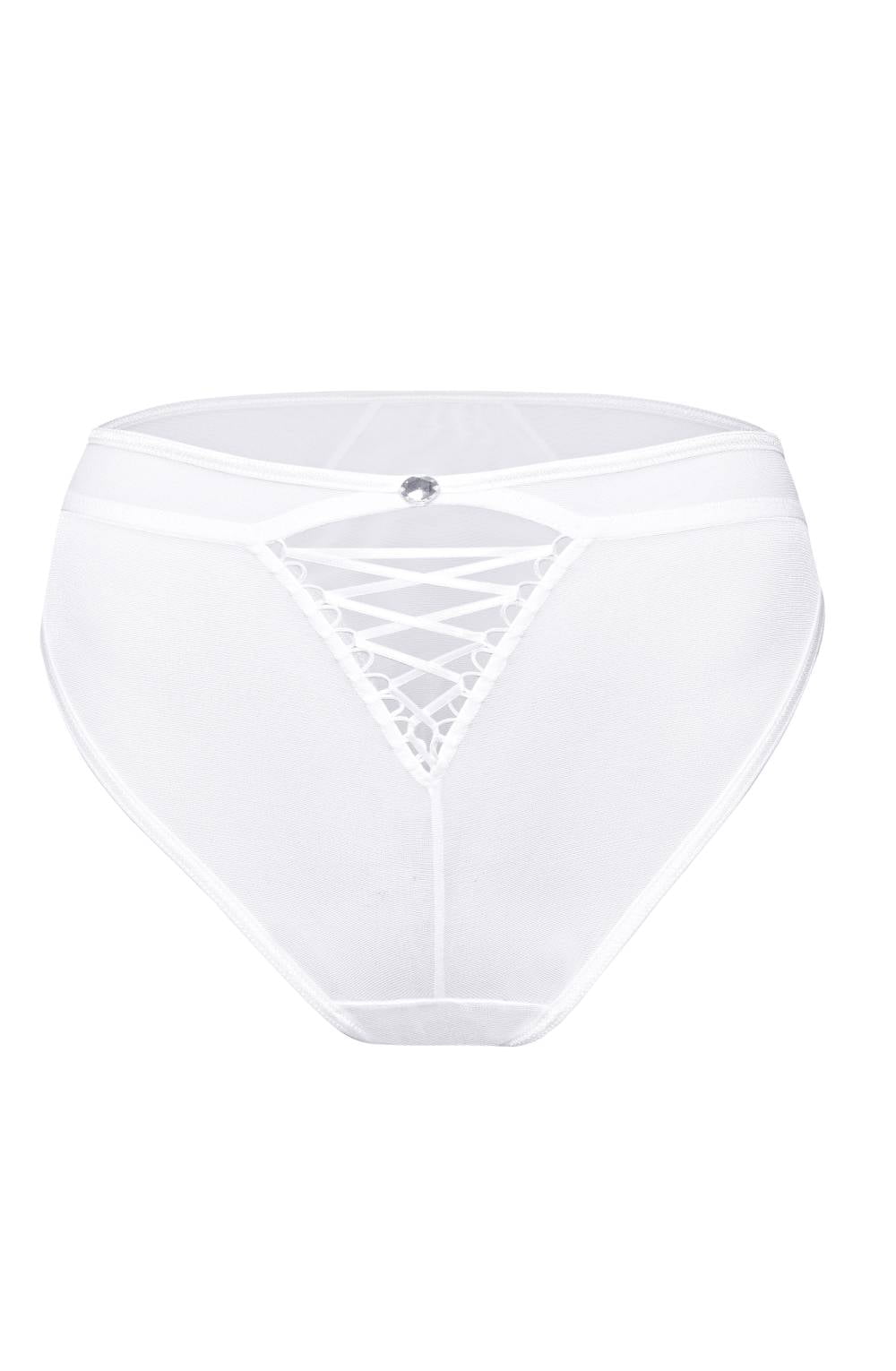 Roza Tarra White Briefs - view 2