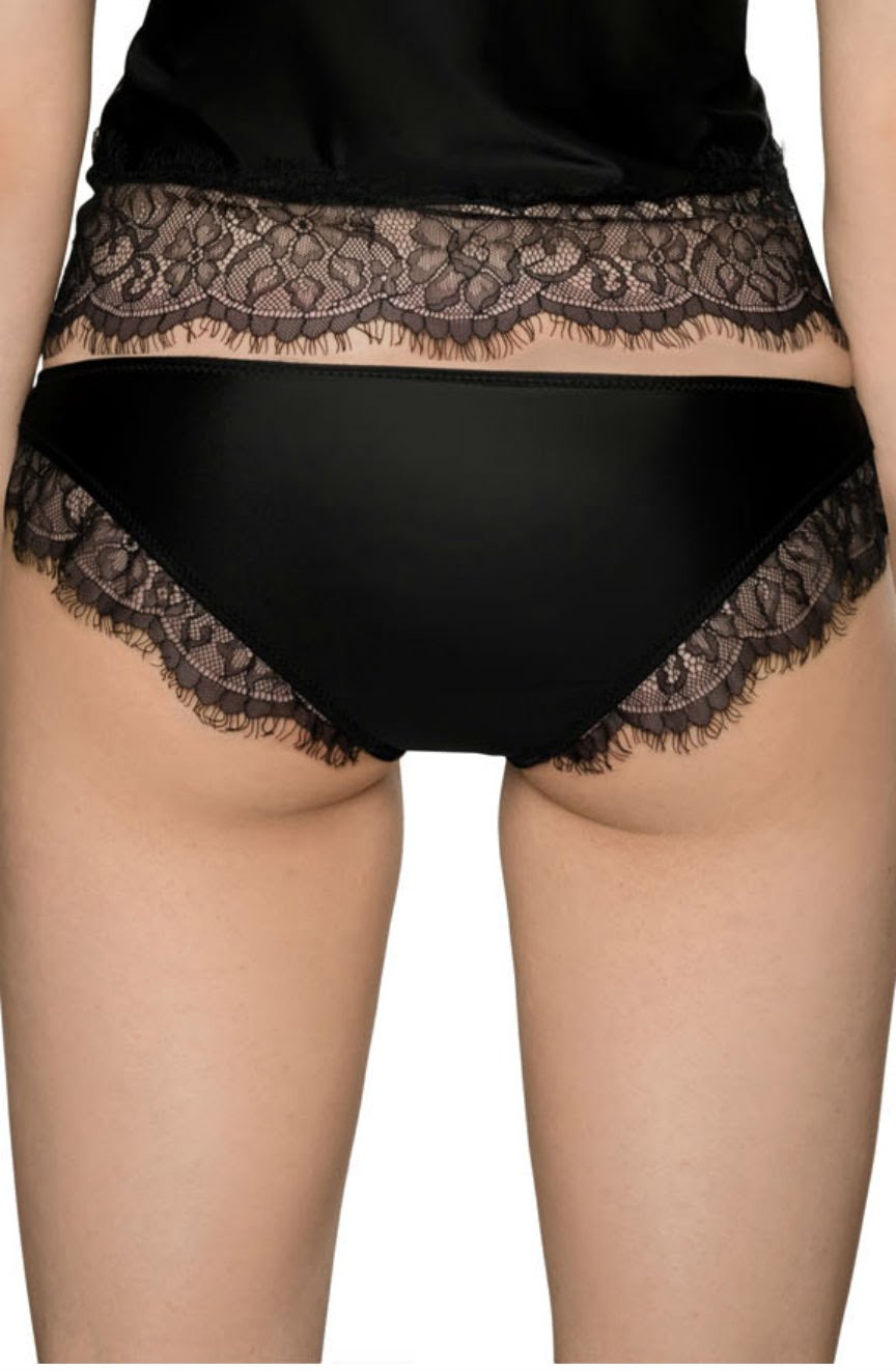 Roza Sija Black Lace Briefs - view 4