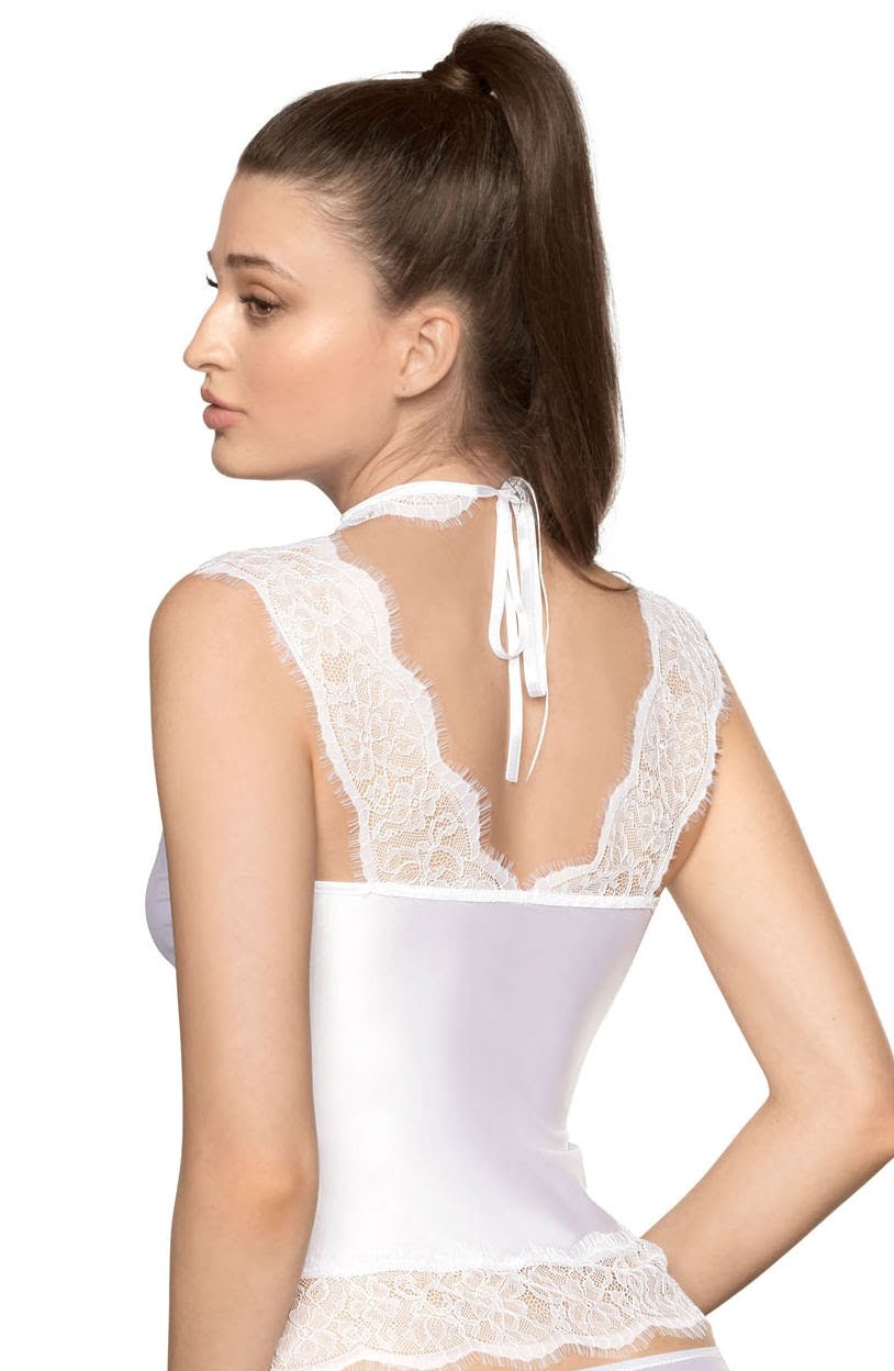 Roza Sija Shirt White Lace Top - view 2