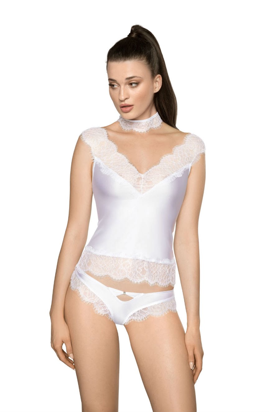 Roza Sija Shirt White Lace Top