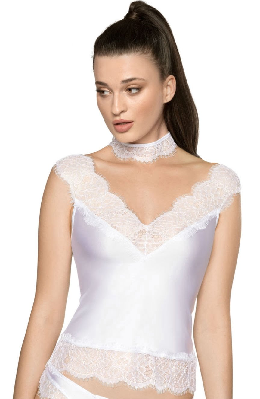 Roza Sija Shirt White Lace Top - view 3