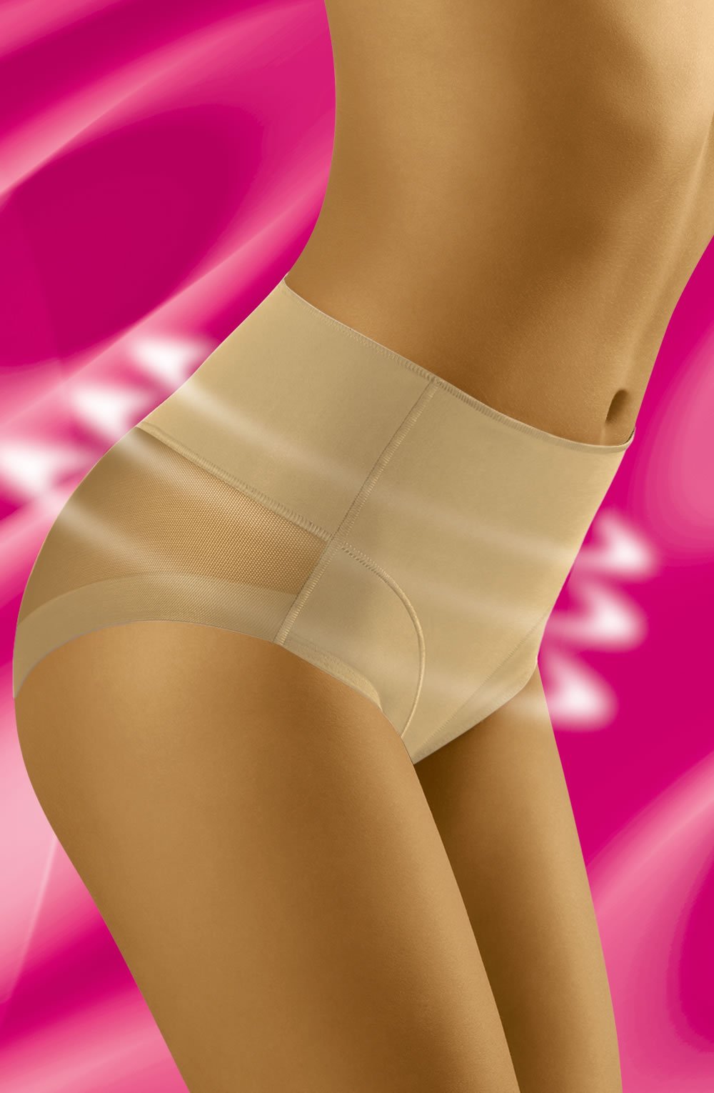 Wolbar Uniqa Beige Mesh Shapewear
