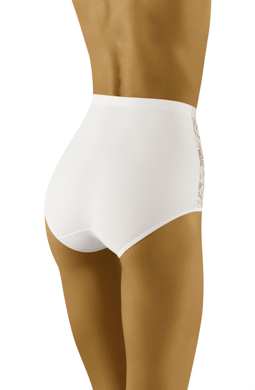 Wolbar Eleganta White Lace Floral Briefs - view 2
