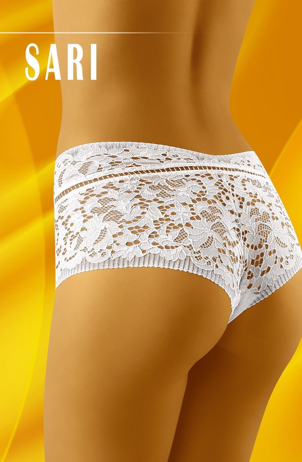 Wolbar Sari White Shorts
