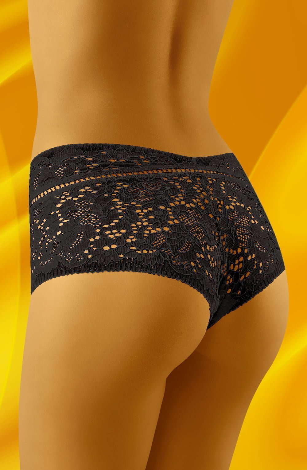 Wolbar Sari Black Shorts